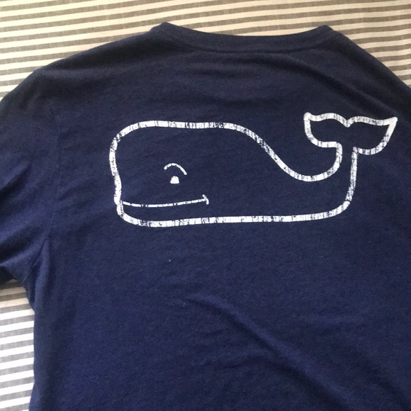 Vineyard vines navy blue shirt - Picture 3 of 4